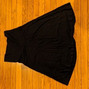 Boob design maternity/ postpartum black under or over bump swing skirt sz M